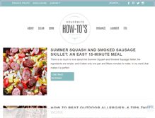 Tablet Screenshot of housewifehowtos.com